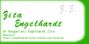 zita engelhardt business card